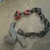 Gancho de Seguridad para Puerta Trasera de Volquete de Ingeniería Tipo Cadena Engrosada con Cadena Ampliada y Gancho de Bloqueo Automático