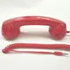 Auricular con micrófono alámbrico, accesorio externo estilo retro, en stock, transfronterizo, etiquetado para teléfono móvil, mango de auricular universal creativo