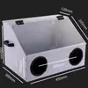 Caja a Prueba de Polvo para Amoladora Eléctrica, Tallado de Ámbar y Jade, Máquina Pulidora de Cuentas de Oración, Cubierta de Polvo Acrílica para Amoladora Eléctrica