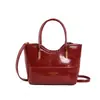 Bolsa vintage transfronteiriça, estilo coreano nicho 2026 primavera bolsa de ombro/axila texturizada, bolsa tote de grande capacidade para o dia a dia para mulheres