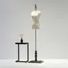 Mannequins de Vitrine para Loja de Roupas, Meio Corpo Feminino para Vestido de Noiva, Suporte de Exibição, Mannequim Feminino de Corpo Inteiro, Prateleira