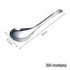 304 # Colher Grande de Arroz para Uso Doméstico, Colher de Servir com Cabo Longo, Colher de Sopa, Colher para Tofu