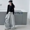 Calça Casual Afinando de Novo Estilo 2026 Solta para Homens e Mulheres, Moda Coreana Tendência Estampa de Letras Graffiti Conjunto de Calças Curvas