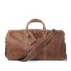 Bolsa de Viagem Retro Couro Cavalo Louco Europeia e Americana Camada Superior Couro Bovino Portátil Bolsa de Bagagem Fitness Bolsa Transversal de Ombro para Sapatos de Couro