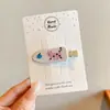 Pinza para el pelo de lunares de dopamina para mujer, Pinza lateral dulce y versátil, Pinza Bb linda, Pinzas de colores para flequillo y cabello, Pasador de moda