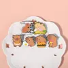 Nuevo Broche Lindo de la Serie Capibara Set Creativo y Único de Insignias con Forma de Caricatura de Capibara