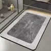Alfombrilla de baño absorbente de tierra de diatomeas transfronteriza, alfombrilla antideslizante para el suelo para la entrada del baño y el inodoro, adecuada para lavabos y baños