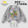 2025 Nueva Caja de Ritmo Ropa Suéteres para Niños Manga Larga Guapos Niños Suéteres Cuello Redondo Otoño Súper Geniales Tops