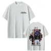 Camiseta Gráfica Unisex Vintage Hip-Hop Rock del Álbum Crystal Castle Camiseta Casual para Hombre de Algodón Manga Corta Oversize