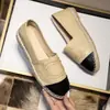 Zapatos de Pescador para Mujer, Estilo Pequeño Fragante, Nuevos 2025 Versátiles de Cuerda de Cáñamo Tejida con Suela Gruesa Slip-On Slip-Ons, Sandalias de Piel de Oveja para Mujer