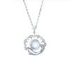 Colar baleia prata esterlina feminino luxo leve Pedra da Lua corrente clavícula original Novo Moda Presente Dia dos Namorados para namorada