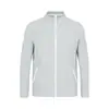 Jaqueta Esportiva Masculina Outdoor Slim de Colarinho Alto, Secagem Rápida, Respirável, Repelente à Água, Proteção Solar, Sem Sensibilidade