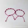 Amazon Pulsera de 7 Nudos de la Suerte Pulsera del Hilo Rojo del Destino 7 Nudos de la Suerte