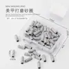 Eje de Anillo de Lijado para Pulir Uñas Mini para Eliminación de Uñas, Eje de Acero Inoxidable para Grabado y Esmerilado, Eje de Anillo de Lijado Colorido Resistente al Desgaste