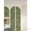 Pegatina Verde Retro Frances para Armario Mueble Puerta de Gabinete Renovación Reacondicionamiento Papel Tapiz Gabinete Alacena Cambio de Color Papel Tapiz Autoadhesivo
