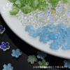 Cuentas de Vidrio de Flor de Cerezo de Cinco Pétalos Tridimensionales de 10 mm con un Agujero para Accesorios de Joyería DIY, Pasadores, Adornos para el Cabello, Materiales para Cuentas y Pulseras