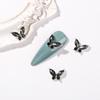 Nuevo super flash cristal mariposa joyería para uñas transfronterizo moderno cristal colorido usar accesorios para uñas taladro para uñas tridimensional