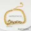 Tendência europeia e americana nova personalidade pulseira de leopardo totalmente cravejada de diamantes temperamento cobre banhado a ouro transfronteiriço hip-hop rua nicho atacado