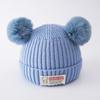 Gorro de bebé de algodón cachemira otoño e invierno súper lindo bebé recién nacido gorro de bebé para niño y niña gorro de lana para bebé gorro de punto para recién nacido