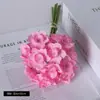 Paquete Transfronterizo de 6 Tallos de Narcisos Artificiales, Ramo Atado a Mano, Flores Artificiales, Decoración de Flores de Seda para Sala de Estar, Flores Falsas