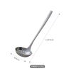 Patrón de Martillo Acero Inoxidable 304 Cucharón Grande para Sopa Cuchara para Olla Caliente Colador Cuchara Cucharón para Sopa Cucharón para Sopa Utensilios de Cocina