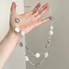 Collar de perlas largas irregulares, estilo francés, ligero, de lujo, elegante, de lana, con cadena, sencillo, de alta gama, al por mayor, para mujer.