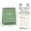 Calendario de escritorio de oficina transfronterizo del Año de la Oveja de 27 años, con un moderno esquema de color Morandi, un diseño minimalista y un cuaderno de cuadrícula grande para notas.