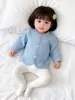 Tops de Terciopelo Oli para Bebé para Otoño e Invierno, Engrosados y Forrados de Felpa, Cárdigans para Recién Nacidos, Ropa Interior Base, Chaquetas Pequeñas para Niños y Niñas