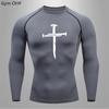 Novas roupas esportivas PRO de alta elasticidade, justas, masculinas, de manga curta, manga comprida, de secagem rápida, para corrida, fitness, basquete