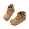 Outono/Inverno 2026 Novas Botas Curtas Retrô Infantis Botas Tipo Capa Estilo Coreano Botas Martin Retrô Estilosas para Meninas Pequenas