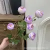 6 Buquês Artificiais de Flor de Chá e Rosas para Decoração de Salão de Casamento, Vitrine de Casa e Arranjo de Lótus