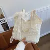 Lenço de Renda de Fada Casual de Verão para Férias 2025 Estilo Estrangeiro Bolsa de Palha Grande Capacidade Vazada Estilo Estrangeiro Bolsa de Ombro para Mulheres
