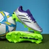 Zapatos de Fútbol Deportivos Transfronterizos para Niños y Estudiantes, Tacos Tf para Entrenamiento en Césped Artificial, Zapatos Profesionales de Competición Ag Long Spike para Hombres y Mujeres