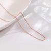 Moda Coreana Oro Rosa 18K Collar Inteligente Falda Pequeña Colgante de Falda Pequeña Festoneada para Mujer Suministro Directo de Fábrica para Cabello