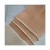 Amazon Transfronterizo Nuevo Pulsera de Tenis de Circonita Cúbica Joyería de Moda Femenina Regalo de Aniversario Festivo