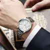 AliExpress Geneva Roman Ouro Pulseira de Aço Relógio Masculino Moda Relógio de Quartzo com Três Mostradores Relógio de Pulso Masculino para Negócios