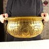 Adornos de Cornucopia de Latón Puro de Gran Calibre de 38 cm Muebles para el Hogar Artesanía Decorativa de Metal