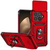 Adecuado para Funda Militar con Ventana Deslizante para Teléfono Xiaomi 15Tpro, Soporte para Xiaomi 14Tpro, Funda Protectora para Poco C75