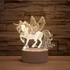 Urso em Forma de Coração 3D Celebridade da Internet Luminária de Noite Controle Remoto Colorida Ambiente Quarto Luminária de Cabeceira Presente de Aniversário Personalizado Luminária de Mesa Infantil