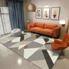 Nueva Alfombra de Piso Sala de Estar Dormitorio Lujo Ligero Alta Calidad Simple Cobertura Total Sofá Alfombra de Piso Grande Mesa de Café Limpiable Alfombra de Mesita de Noche