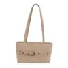 Fivela de Cinto Decorativa para Bolsa, Bolsa Tote Texturizada Estilo Nicho, Novo Modelo 2026, Bolsa de Ombro para o Dia a Dia, Bolsa de Mão Simples