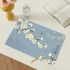 Nuevo Tapete de Té Estilo Chino, Impermeable, Resistente al Aceite, Secado Rápido, Tapete de Mesa de Cuero de PU, Una Pieza en Stock, Personalización al por Mayor