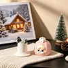 Pedra Difusora de Abóbora Rosa Ornamento de Aromaterapia para Casa Quarto, Fragrância Sem Chama de Longa Duração Óleo Essencial, Presente de Aniversário para Meninas