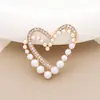 Moda Nuevo Zapatos con Agujero de Corazón de Perla y Diamantes Completos Accesorios DIY Funda para Teléfono Móvil Pegatinas de Belleza Material de Diamante Decoración de Flor para Zapatos