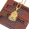 Colar Hip Hop Transfronteiriço Pingente Faraó Egípcio Esfinge Amazon wish Colar Masculino da Moda