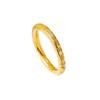 Anillo de titanio sólido método antiguo Wanfu anillo de oro de 18k para mujer luz de lujo alta gama sensación anillo de plena bendición mujer