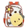 Mochilas Escolares Transfronterizas para Niños y Niñas, Linda Mochila de Bebé Nueva de Dibujos Animados de Abeja, Pequeña Mochila Infantil de Moda