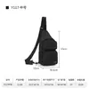 Bolsa de Ombro Yakuss Grande Capacidade Leve Resistente ao Desgaste Bolsa de Peito para o Dia a Dia Bolsa de Ombro com Múltiplos Compartimentos Bolsa de Viagem Casual para Homens