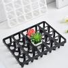 Soporte para Maceta de Balcón Soporte para Flores Bandeja 5 Macetas Cuadradas 12 Agujeros Soporte Pequeño Raíz Anti-Pudrición Estilo Chino Nuevo Maceta para Suculentas