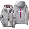 Nueva Chaqueta Abrigo Estampada para Hombre Primavera y Otoño 2025 Chaqueta con Capucha Moda Casual Coreana Trendy para Adolescente